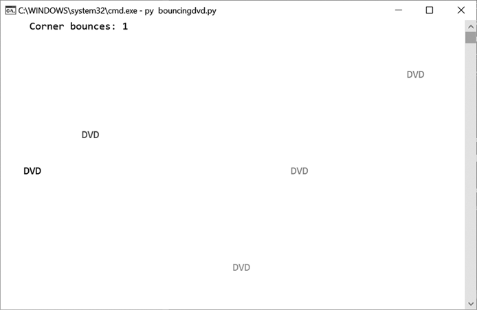 Making the bouncing DVD logo in JavaScript - Joy of Computing